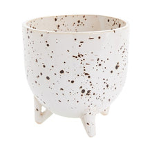 Load image into Gallery viewer, 6&quot; Speckled Pot - Cream and Brown
